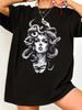 Vintage Greek Mythology Medusa Women's T Shirt Men Tee Streetwear Cotton Oversized Summer Loose Short Sleeve Harajuku O-Neck Top