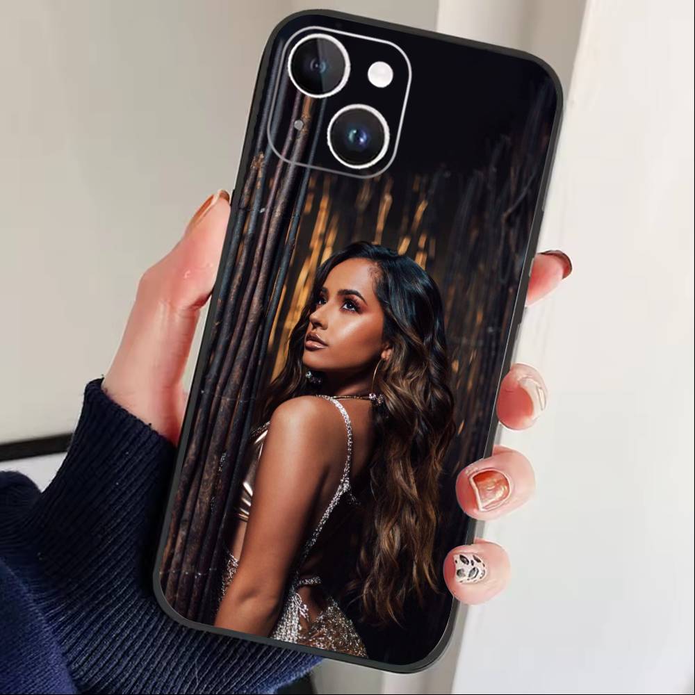 F-Fashion Becky G Mobile Phone Case For iPhone 17 16 15 14 13 12 Max Plus Silicone Black Cover