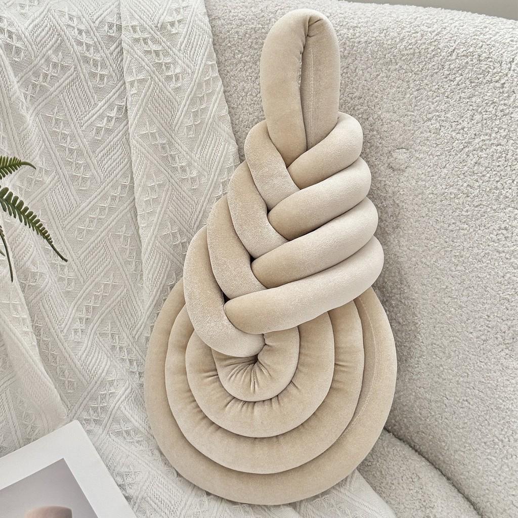 Nordic Harp Throw Pillow With Woven Cover For Living Room Decor