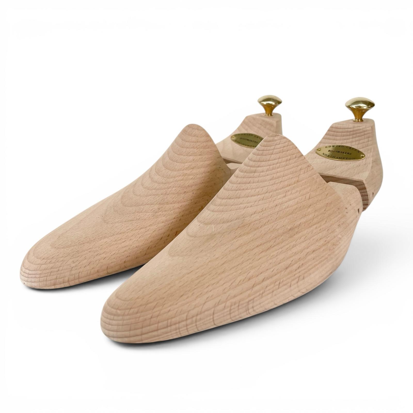 Excellent EDWARD GREEN Shoe tree Shoe trees with logo natural wooden mens Used