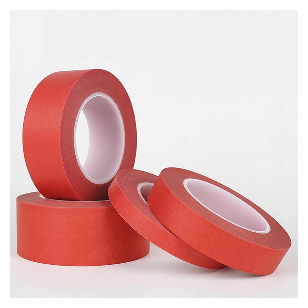 Rosfix RedLine Pro 30mm x 50m - Red painter's tape | Professional | Acrylic adhesive | Easy removal | For painting and protecting surfaces