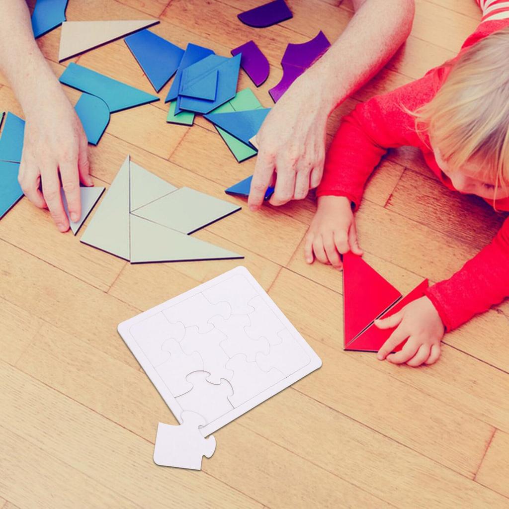 SAFIGLE Blank Puzzles, Blank Doodles, DIY Painting Materials, Drawing, Free Drawing, Art Crafts, Assembleable Paper, Kids, Family, Art Crafts, 4