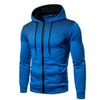 Mens Hooded Zip-Up Sweatshirt Lightweight Casual Sport Pullover Fall