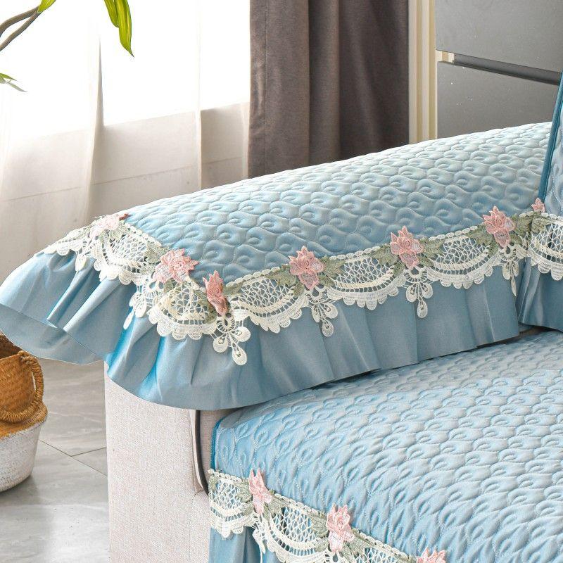 Plush Sofa Covers Four Seasons Sofa Towel Fabric Seat Cushion Backrest Towel Simple Modern Couch Cover Non-slip Sofa Bed Cover