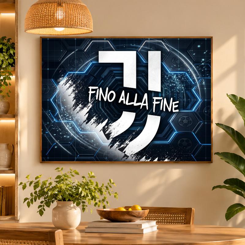 5D Diamond Painting Juventus FC DIY Full Drill Diamond Art Kit Home Decoration
