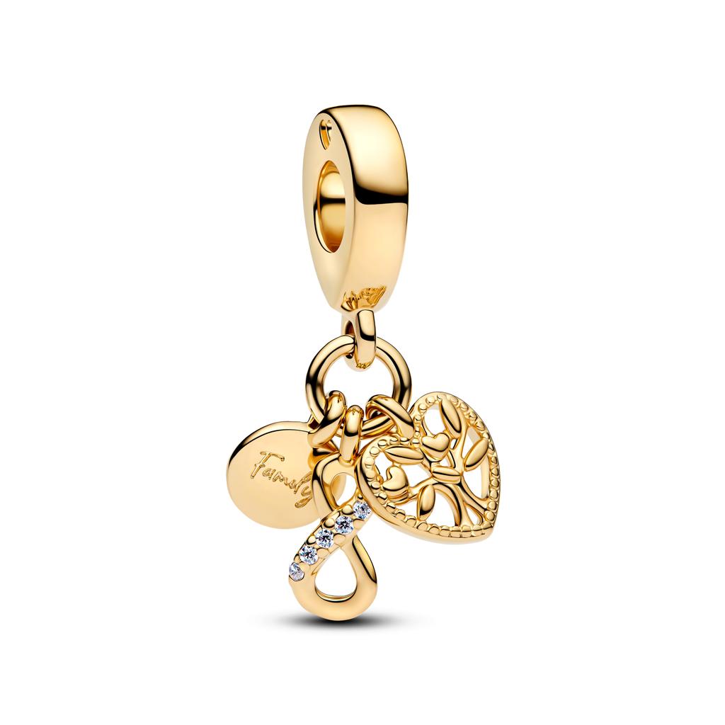 New Copper Butterfly Love Zircon Necklace Moon Bowknot Circular Heart Chain For Women Jewelry Birthday Gifts