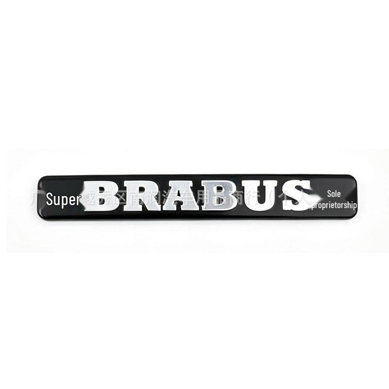BRABUS Metall-Autologo - Personalisierter Aluminium-Autokarosserie-Aufkleber