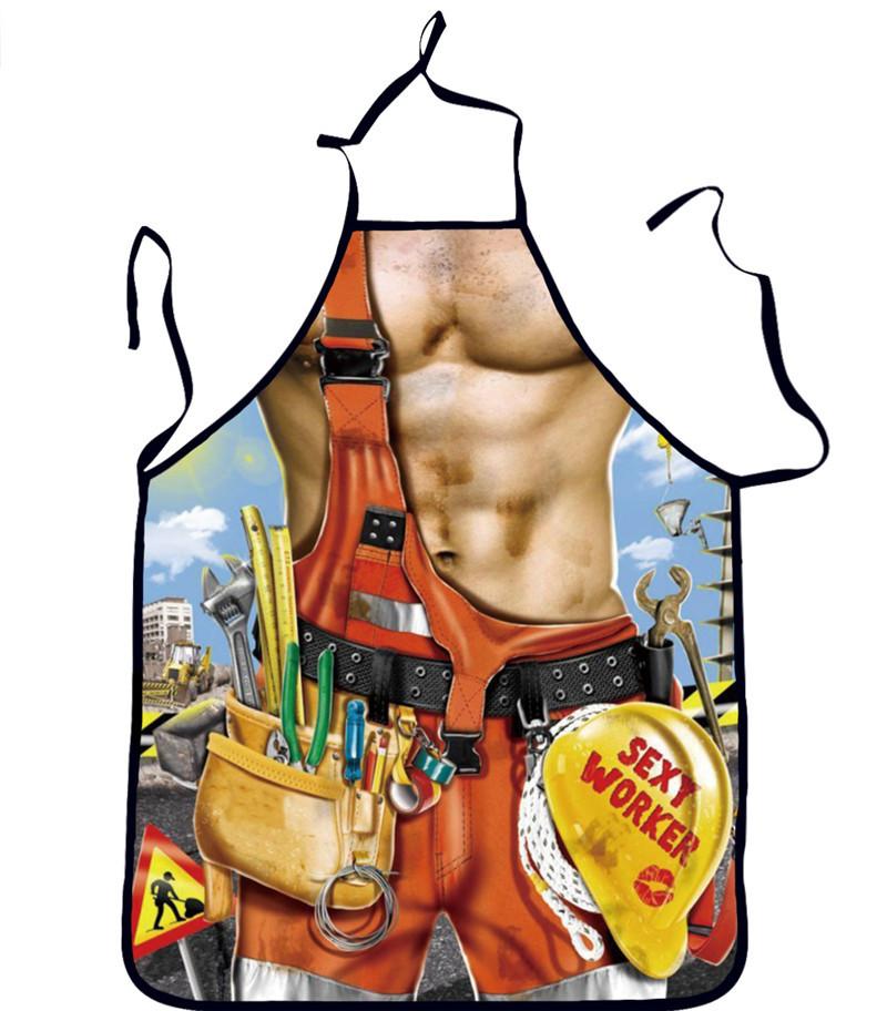 Superhero Women Men Apron Funny Novelty Chef Cooking Bbq Kitchen Aprons Cleaning