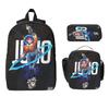 3Pcs Overwatch Video Game Merch Backpack Set for Children Pen Bags Bookbag Sets with Lunch Box For School Students Daypack