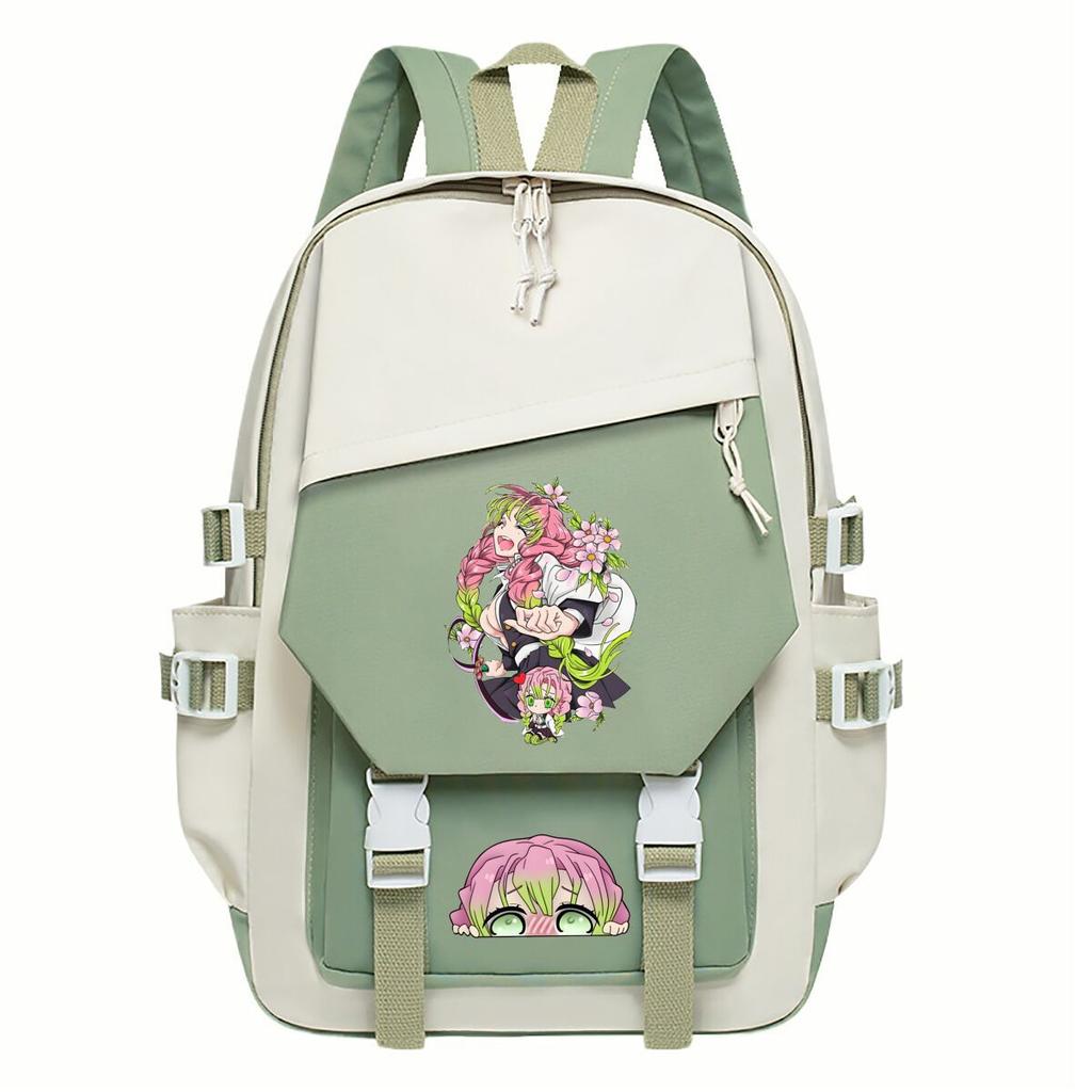Large Capacity Schoolbag with Shoulder Strap; Student Three-piece Pencil Case Set