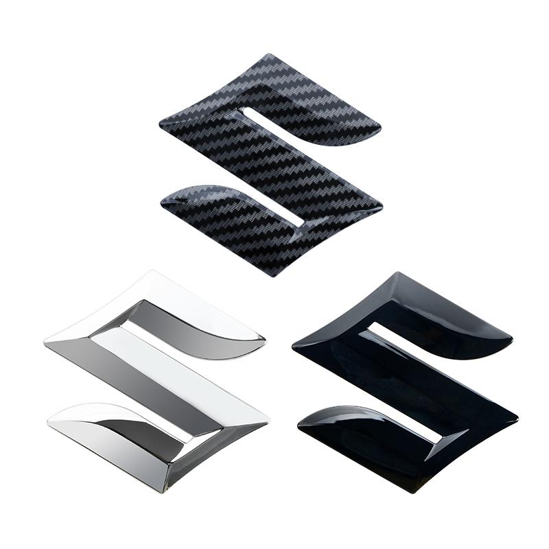 Capó del Coche Delantero y Trasero Marca de Cola ABS Logo Parrilla Delantera Pegatina de Insignia del Compartimento Trasero Para Accesorios Suzuki Swift ALTO