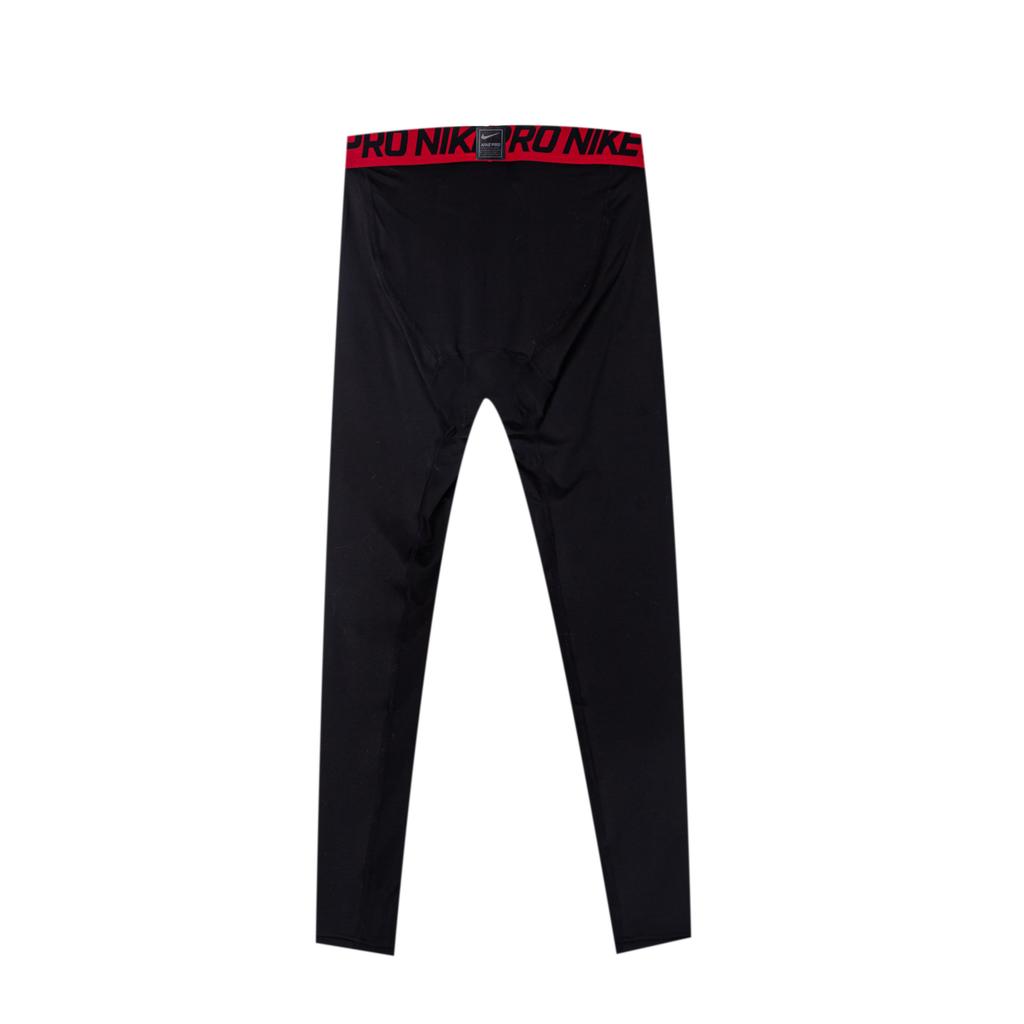 Nike Futuristic Comfortable Outdoor Elastic Logo Design Mid-Rise Knitted Sports Pants Men pants Black Red 703098-014