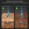 Hex Drill Bit Hex Shank Drill Bit 1/4" Drill Bits for Metal High Speed Steel Drill Bits for Wood Twist Drill Bit Set
