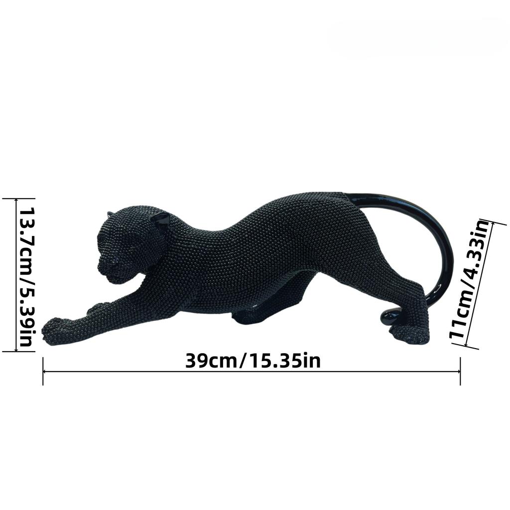 European Leopard Resin Handicrafts, Home Furnishings, Living Rooms, TV Cabinets, Exhibition Halls, Desktop Decorations, Gifts