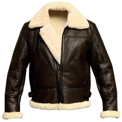 Thickened Heavy Craft Men's Fur Integrated Coat Long Sleeve Fur Jacket