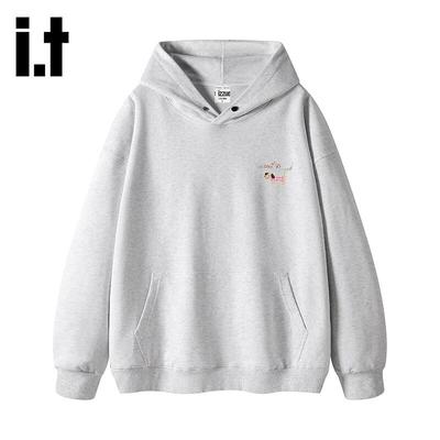 Izzue i.t Unisex Kapuzenpullover mit Tierprint