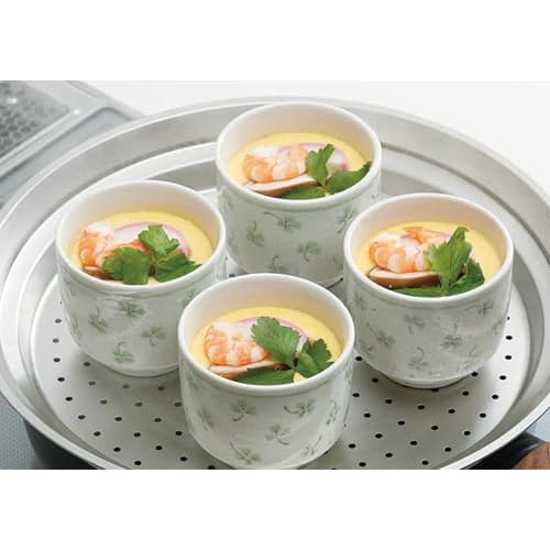 Kakusei Frying Pan Steamer, Steamed Food, Diameter 30.6cm X Height 15.9cm, Shikisai (Four Seasons Colors), FSC-09