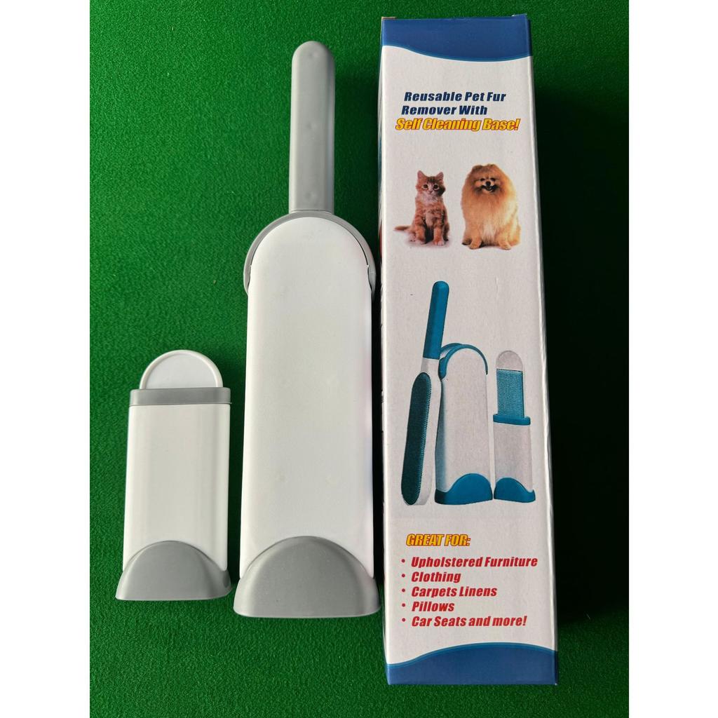 Lint Remover Brush with Retractable Storage Box Clothes Pet Hair Remover Static Brush Dust Fur Removal Tool