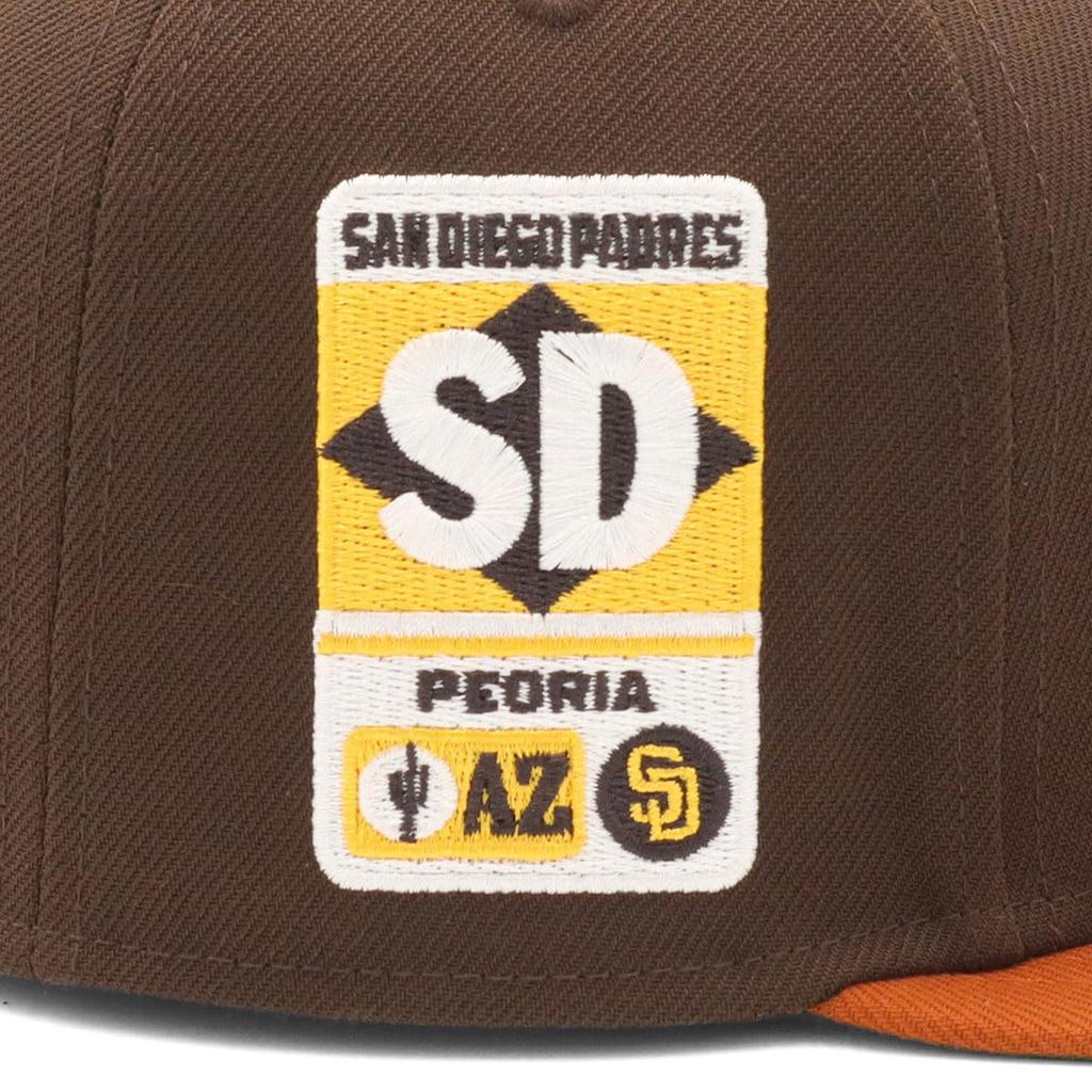 NEW ERA 59FIFTY Cap Cactus League MLB San Diego Padres 7 Walnut Rust 5950SB CACTUS LEAGUE SADPAD WAL RAS 1/2