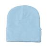 High Quality Solid Color Acrylic Wool Hat Outdoor Warm Cold Hat Monochrome Knitted Hat Pullover Hat for Men and Women