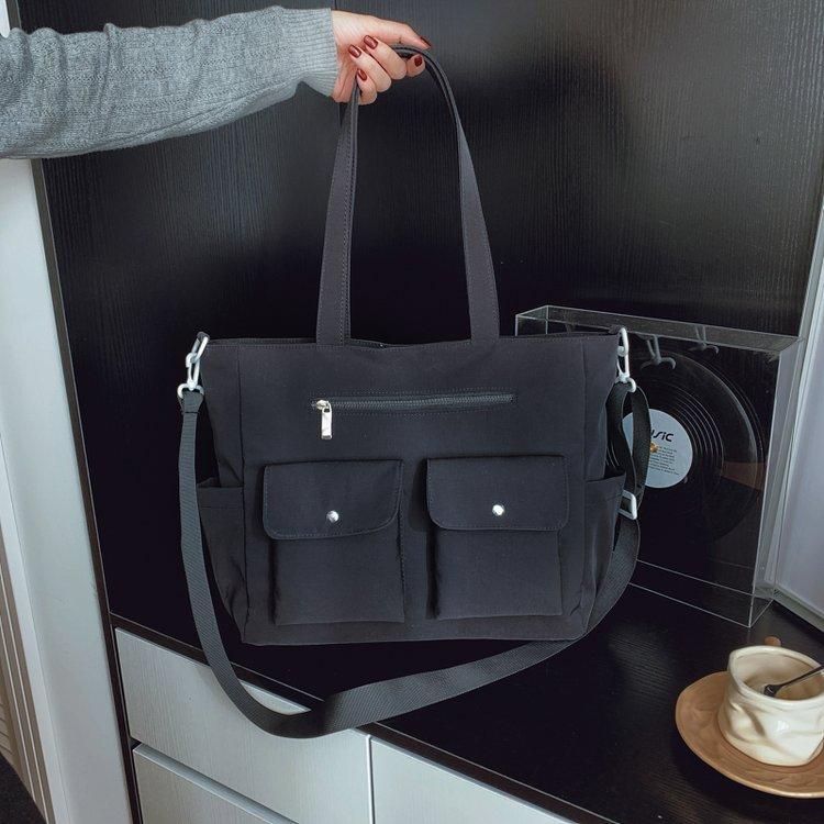 Multi Pocket Tote Bag, Large Capacity Shoulder Bag, Women's Bag