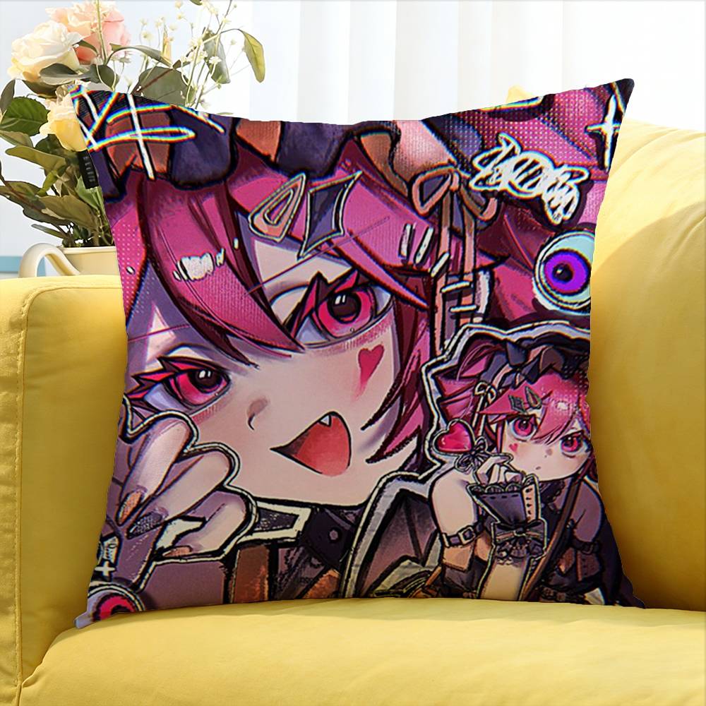 Singer K-Kasane Teto Various Sizes Square Pillow Case For Car Home Bedchamber Decor