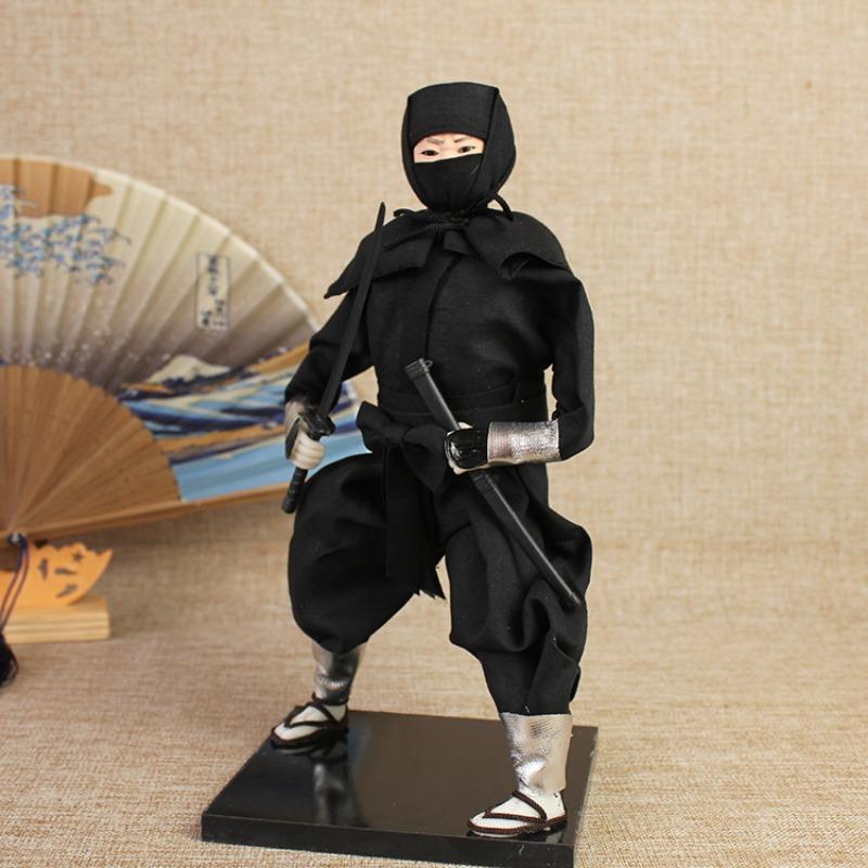 30cm Japanese Samurai Doll Ninja Figurine Decoration of Sushi Restaurant Izakaya Hotel Restaurant Decorative Japanese-style Gift