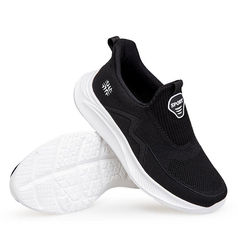 Nowe buty damskie codzienne miękkie podeszwy pojedyncze buty damskie wygodne oddychające leniwe buty buty codzienne