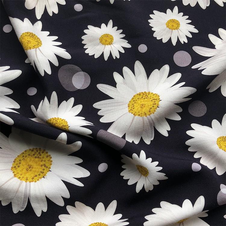 Spring/Summer Cotton Silk 3D Cool Print Dress Fabric