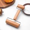Wood Rolling Pin Non-Stick Dough Roller for Pizza Pastry Ergonomic Mini Dough Rolling Pin Easy-Clean Essential Baking Tool for Home Kitchen
