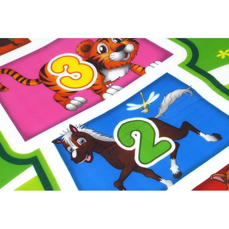 Large Floor Mat for Hopscotch Jumping Fun 200x90 Discs