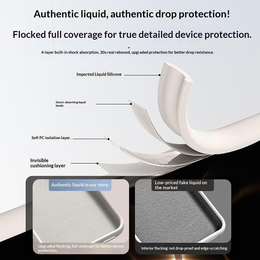 Für vivo S50 5G Hülle Hautfreundliches Flüssigsilikon + PC Handyhülle