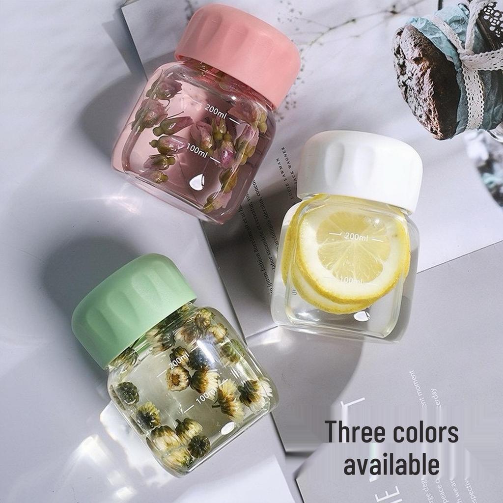 Portable Mini Chubby Cup – Ideal Summer Glass for Milk & Water, Perfect for Students or as a Gift