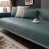 Non-Slip Sofa Cushion - Faux Suede Checkered Pattern, Waterproof And Easy To Clean (1 Piece)