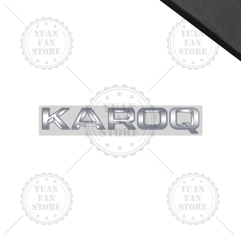 RAPL8 Bright Silver For Skoda Kodiaq Karoq Kamiq Superb Octavia Rapid 4X4 Fabia Yeti Metal Badge 3D Stickers Car Trunk Body Decal