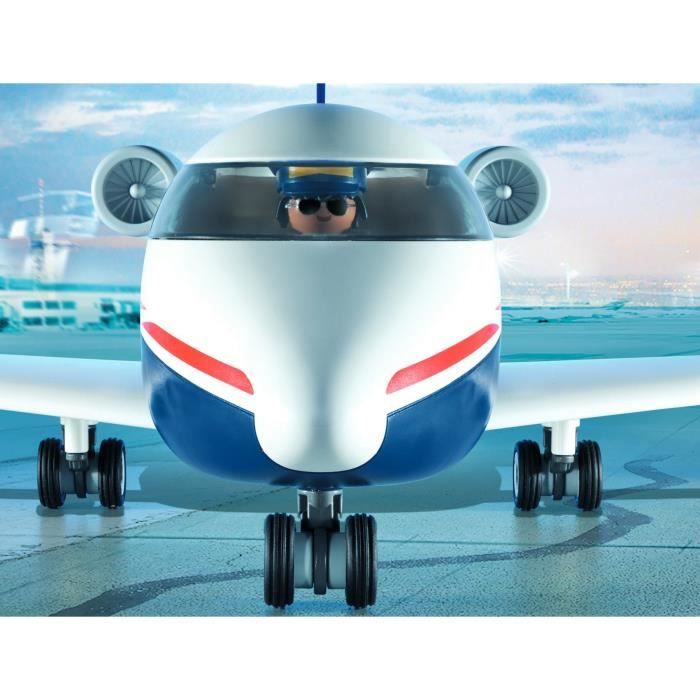 PLAYMOBIL 71153 Aéroport et avion, City Action, 146 pièces, Dès 4 ans