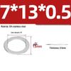 304 Stainless Steel Ultra-Thin Flat Washers - Available in Thickness: 0.1mm, 0.2mm, 0.3mm, 0.5mm