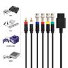 RGBS AV Cable for Nintendo N64 64 SNES NGC Video Consoles CRT Monitor RGB+Sync Video Audio Cord Red Green Blue for Color Monitor