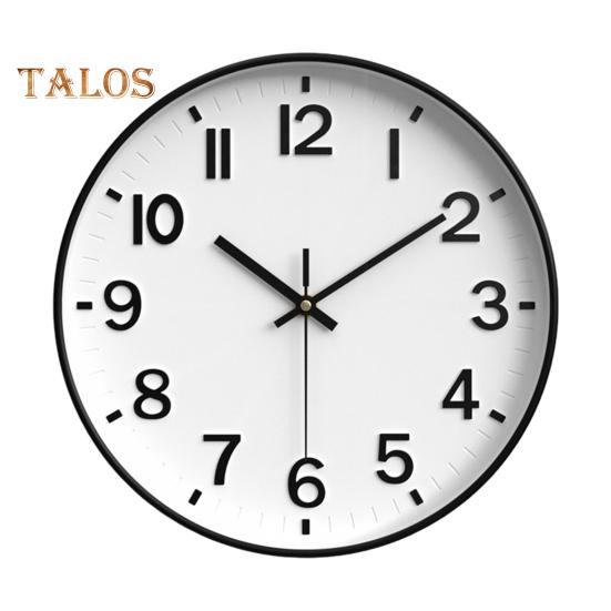 

Настенные часы Кварцевый механизм Четкий дисплей Большие трехмерные цифры Бесшумная работа Питание от батареек Нетикающие часы