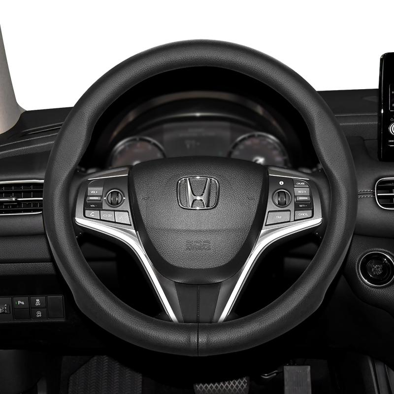 For Honda 37-38.5cm Round Steering Wheel Cover Ultra-Thin Micro Fiber Leather Accord HRV CRV Elysion Inspire ZRV Odyssey TSX CRZ