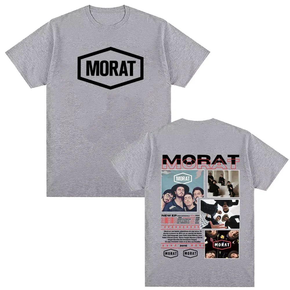 Morat Band High Street Print Graphic Oversized T Shirt Men Women Streetwear  Fashion Trendy Round Neck T-shirt Short Sleeve Top