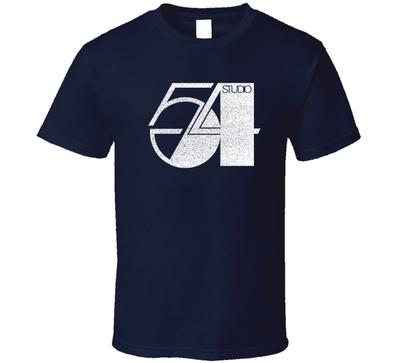 Studio 54 Vintage Distressed Logo T Shirt