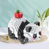 Panda Building Blocks Creative Educational Toys for Children Small Particle Toy Building Blocks Set Panda Building Blocks Building Gifts