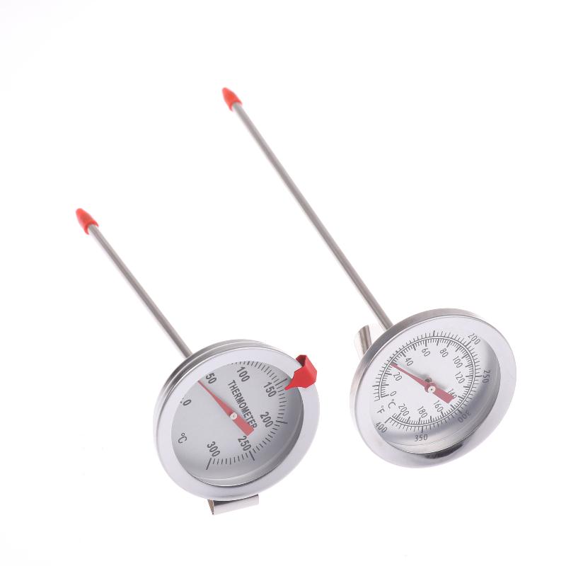 Küchenwerkzeuge Milchkaffee Lebensmittel Fleisch Messgerät 1 Stück 0~200℃ 0~300℃ Kochtemperaturmesser Edelstahlsonde Thermometer