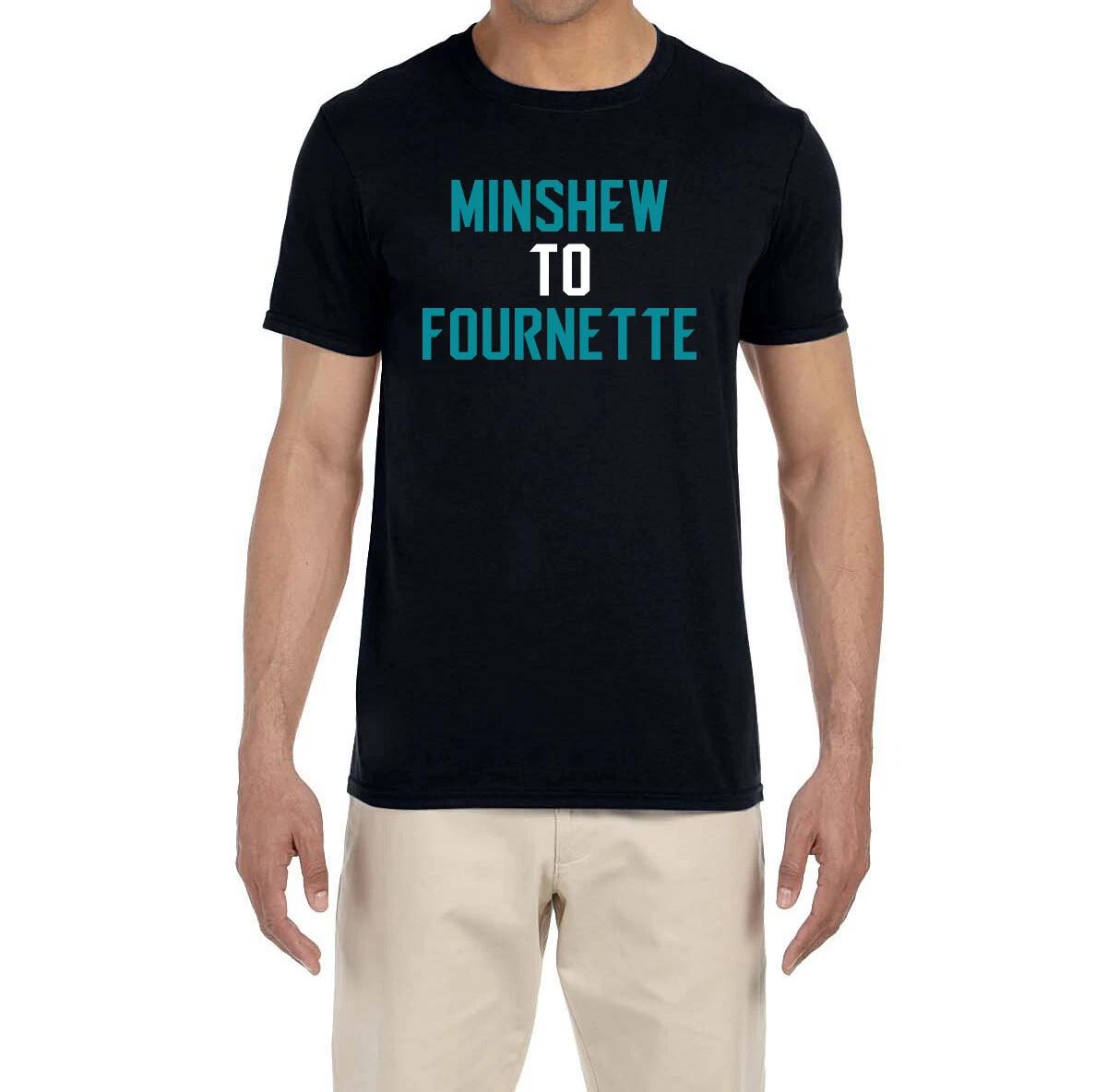 Jacksonville Jaguars Gardner Minshew To Leonard Fournette T-Shirt XXXL