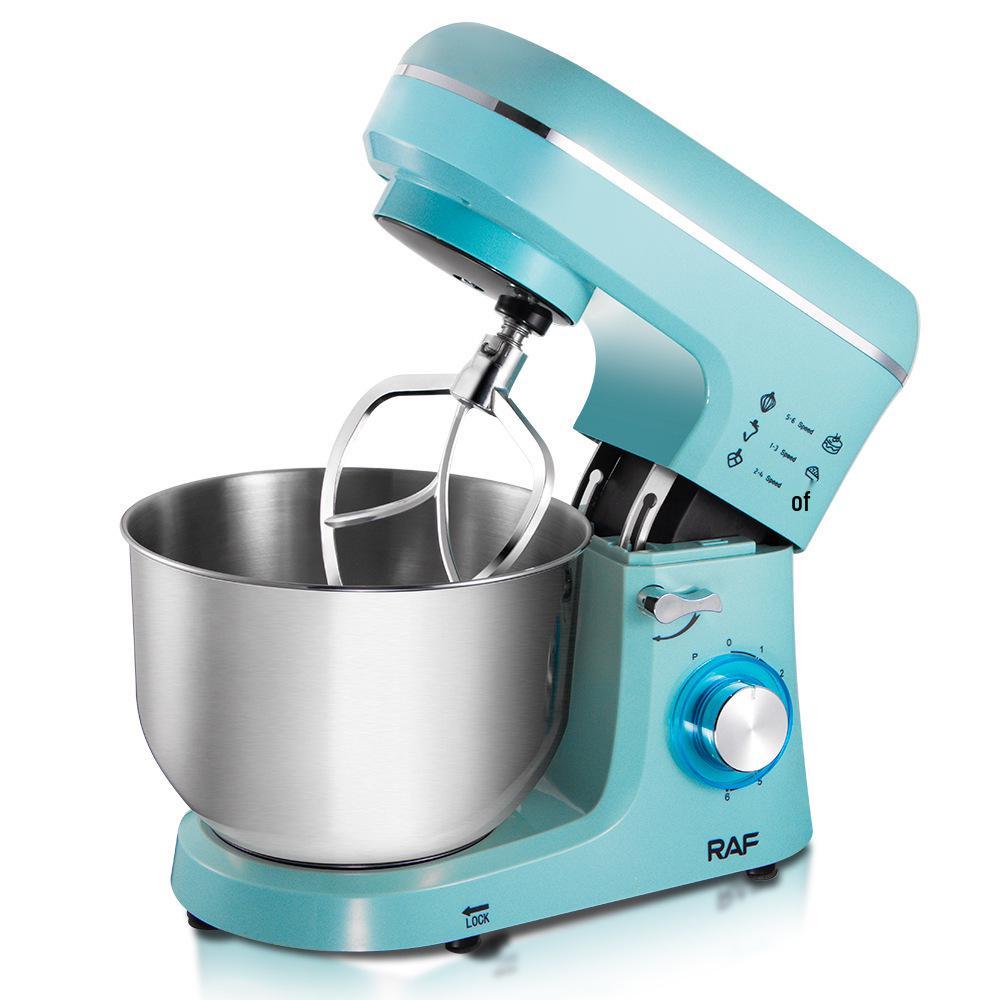 5.5L Multi-functional Automatic Dough Kneading & Mixing Machine with Milk Foam & Egg Beater.