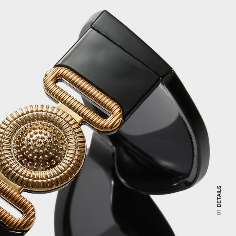 Modische, unregelmäßige Sonnenbrille für Herren, rechteckig, kleiner Rahmen, Hip-Hop, Outdoor-Fahrtouren, Sonnenschutz, nicht polarisierte Brille