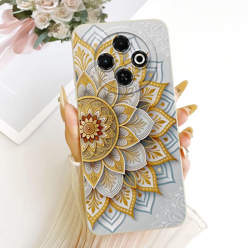 

For Tecno Spark 30C 30 4G 30Pro Cute Cat Flower Butterfly Cartoon Phone Case For Spark30 Pro 30C Shockproof Soft Silicone Cases Spark 30 (KL6)