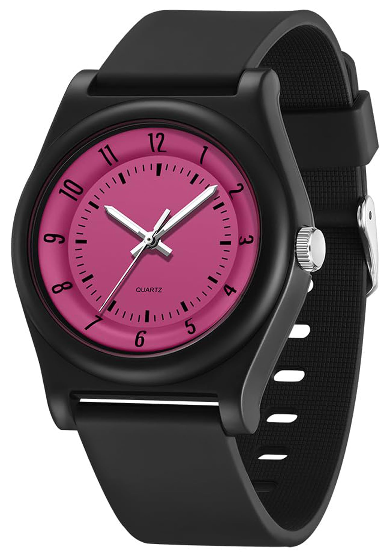 

Жіночий аналоговий годинник для іспитів та тестів. Водонепроникний і легкий для читання. Простий дизайн для учнів, старшокласників та учнів середньої школи.