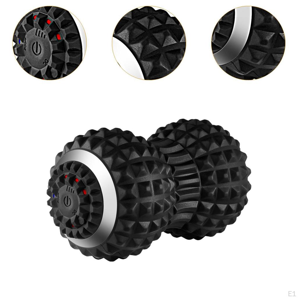 -Massage Ball, Roller for Legs, Buttocks, Feet, with 4 Speeds, Lightweight, Practical, Relaxing,